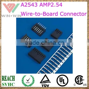 2.54mm Pitch A2543 AMP2.54 Electronic Wire to Board Connector thumbnail-1