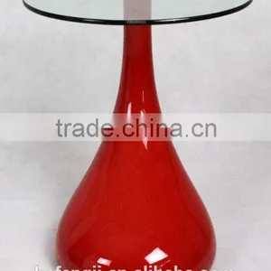Cheap Glass Top Teardrop Side Coffee Table thumbnail-1
