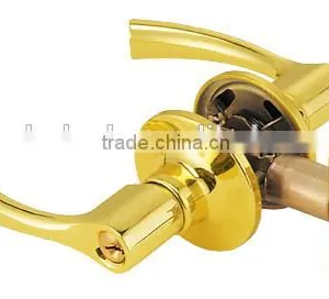 North and South American Style Zinc Alloy Double Handles Main Door Tubular Lever Locks thumbnail-4