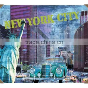 Home Decor Modern City Led Canvas Wall Art Painting thumbnail-2