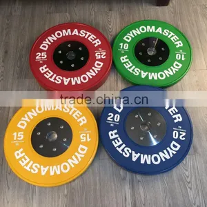 Bumper Plate Olympic Weight Lifting CrossFit Barbell Plate thumbnail-2