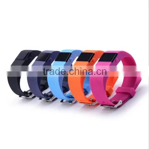 TW64 Wear Bluetooth Smart Gift Watches Sports Silicone Wristbands Pedometer Exercise Bracelets Free Pedometer 2016 thumbnail-2