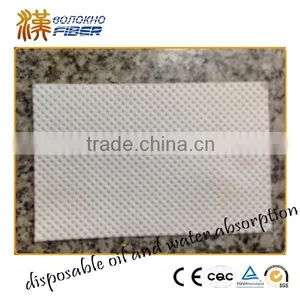 Oil Absorbent Pad,PE/ Nonwoven Material and Food Industrial Use Meat Absorbent Pad, Absorbent Pad thumbnail-3