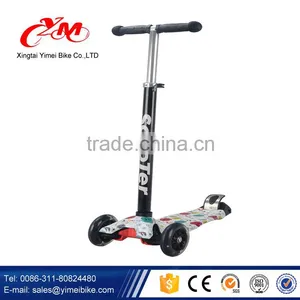 Super-strong Steel T-tube Kick Scooters for Kids / Adjustable Handles Children Foot Scooters / Cheap Child Scooter Manufacture thumbnail-1