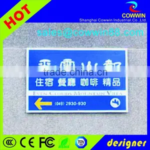 New Square Shape Steel Name Plate With 3M Adhesive Tape thumbnail-5