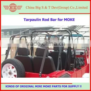 Original Gasoline Mini Moke Tarpaulin Rod Bar Black for Sale thumbnail-1