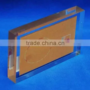 Custom Clear Acrylic Blocks Crafts, Solid Plastic Blocks Wholesale thumbnail-1