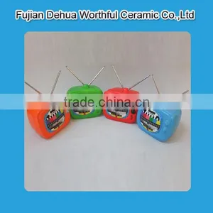 Unique Television Shaped Ceramic Coin Storage Boxes thumbnail-5