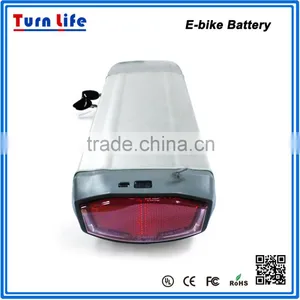 Electric Bicycle Battery Rear Back E-bike Battery Case 36V 10Ah thumbnail-1