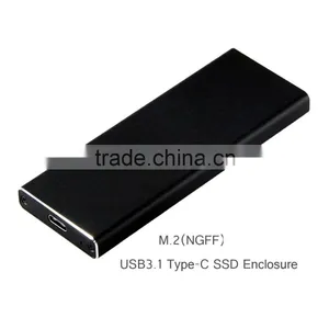 10Gbps Support M.2 / NGFF To USB3.1 Type-C SSD Enclosure thumbnail-3