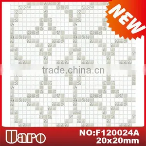 China Manufacturer Decor Glass Mosaic Floor Pattern Tile thumbnail-1