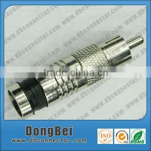 Dongbei Brass Compression Type Rca Connector thumbnail-1