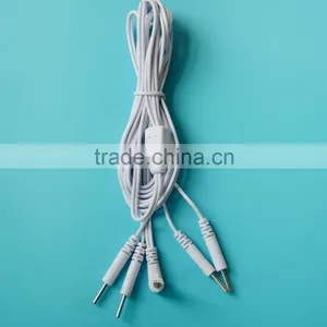 DC 3.5mm/2.5mm Available 4 in 1 Tens Unit Lead Wire With 4 Pin Copper Lead Cable thumbnail-2