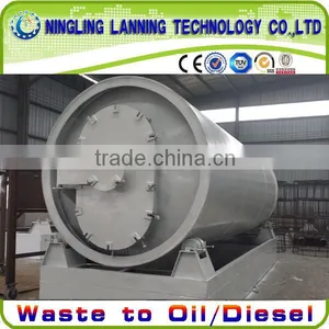 2014 World Advanced ! Fully Continuous Waste Plastic Pyrolysis Machine for Fuel Oil thumbnail-1