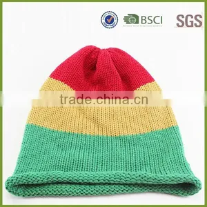 Colorful Girl Hats Blank Wholesale Knit Beanie thumbnail-4