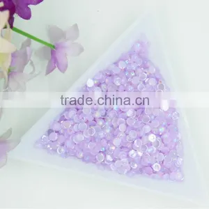 Flatback Acrylic Rhinestone Jelly ab Color Rhinestone 3mm for Phone Hair Clothes Shoes Decoration thumbnail-3