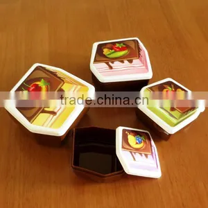 Gift Idea Cake 4 in 1 Nestable Cute Plastic Kids Snack Box thumbnail-2
