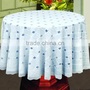 LACE PVC TABLECLOTH - ZT-808 D182CM thumbnail-1