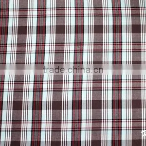 Yarn Dyed Woven Cotton Plaid Check Jacquard Dobby Shirting Fabric thumbnail-2