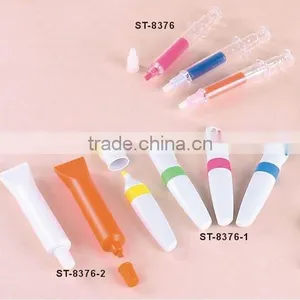 Popular Plastic Material High Quality Multi Colored Highlighter Pen thumbnail-1