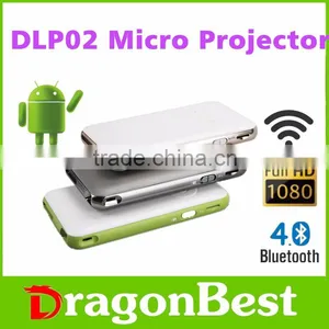 Latest Version LED Lamp Smart Mini Projector Quad Core 1G 16G Digital Projector DLP02 Android Tablet Projector thumbnail-1