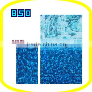 Overlap Virgin Vinyl Waterfall Pattern Printed Above-ground Swimming Pool Liner thumbnail-1