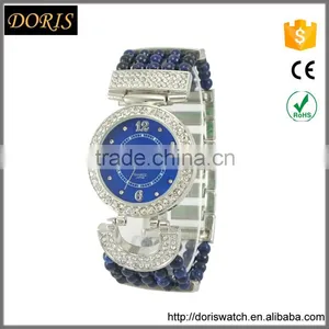 Fashion Design Colorful Bead Band Europe Style Wide Band Bracelt Watches Factory Watch Ladies Casual thumbnail-1