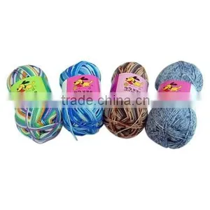 100% Wool Sock Yarn Hand Knitting Yarn Mericerized Yarn thumbnail-1