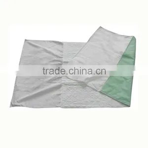 High Quality Ultra Waterproof Sheet Protector 34" x 52" Children/Adult 300 Machine Washes Incontinence Underpad 4 Layer thumbnail-1