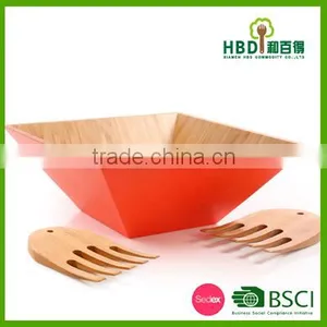 Orange Color Salad Bowl thumbnail-1