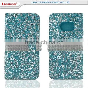 Hot Sell Luxury Diamond Glitter Bling Wallet Phone Case for Huawei Honor Ascend Lite Mate Max Plus 6 7 y8 p8 p9 thumbnail-4