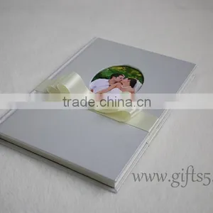 Handmade Wedding Guest Book With Photo Frame on the Cover Wedding Supplier in China thumbnail-5