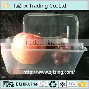 750ml Disposable Plastic Takeaway Container / 500ml - 1000ml Takeaway Food Container thumbnail-1