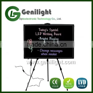 Tripod Stand Flashing Fluorescent Erasable LED Writing Board Store Sign thumbnail-6
