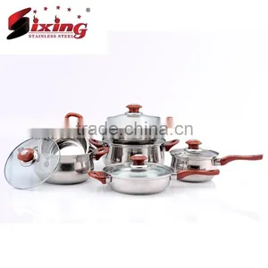 Hot Sale 12pcs Stainless Steel Cookware Set / Stockpot thumbnail-2
