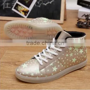 New Arrival Led Lights Shoes High Luminous Noctilucent Help Couples Fluorescent Fashion Casual Shoes thumbnail-4