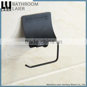 Contemporary Luxury Bathroom Design Covered Zinc Alloy ORB Bathroom Accessories Wall Mounted Toilet Paper Holder thumbnail-4
