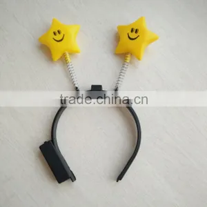 Wholesale Light Up Five Star Headband Led Flashing Light Party Supplies Fashion Headband thumbnail-1