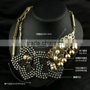 Vintage Anti Gold Plated Necklace Woman Jewelleries thumbnail-2
