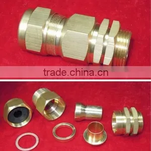 Good Quality Explosion Protected Brass Metal Cable Gland thumbnail-1