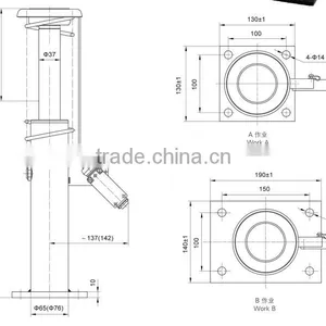 Elevator Oil Buffer YH66, YH67, YH67A, YH68, Black thumbnail-2