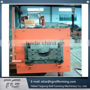 China Supplier High Speed Half Round Gutter Roll Forming Machine For Water Round Gutter With PLC Control System thumbnail-1