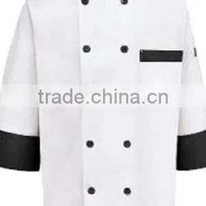 OEM Chef's Coat With Black Trim With X-Large for Mens thumbnail-1