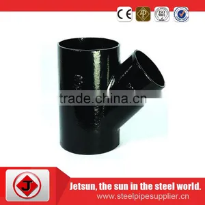Welding 45 Degree Carbon Steel Lateral Tee China Manufacturer thumbnail-5