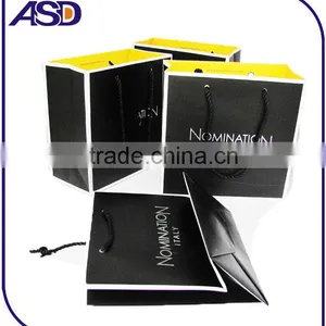 Wholesale Reusable Paper Gift Shopping Bags With Handle Paper Clothing/Jewelry Bag thumbnail-1