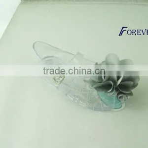 Fashion Transparent Flat Hollow Flower Sandals thumbnail-1