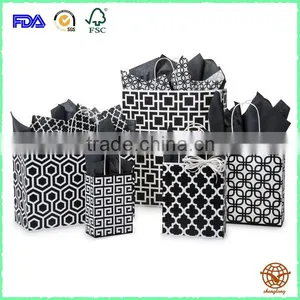 Popular Customized Kraft Carrier Bag With Handle,High Quality Kraft Shopping Bag thumbnail-1