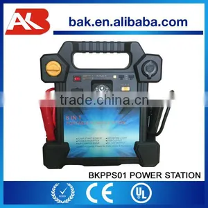 6 in 1 Portable Power Station, Air Pump, Solar Charging Power thumbnail-1