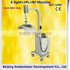 Www.golden-laser.org/2013 New Style E-light+IPL+RF Machine Afffordable 14 in 1 Comprehensive Beauty Machine thumbnail-1