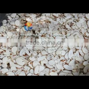 Adjustable Stainless Steel Automatic Nuts Almond Peanuts Slicer Slicing Machine thumbnail-4